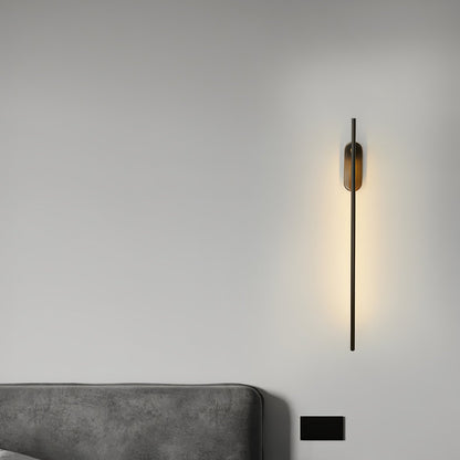 Stick Shaped Plug-In Sconce | Handcrafted Iron & Acrylic | Warm, Neutral, Cool Light Options