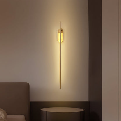 Stick Shaped Plug-In Sconce | Handcrafted Iron & Acrylic | Warm, Neutral, Cool Light Options
