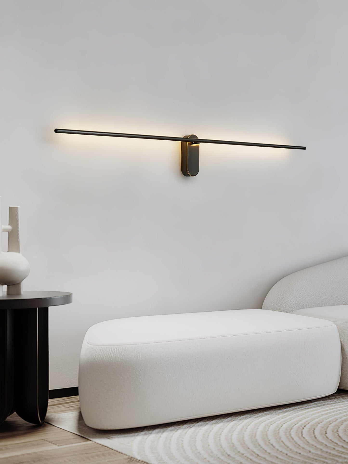 Stick Shaped Plug-In Sconce | Handcrafted Iron & Acrylic | Warm, Neutral, Cool Light Options