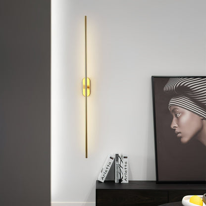 Stick Shaped Plug-In Sconce | Handcrafted Iron & Acrylic | Warm, Neutral, Cool Light Options