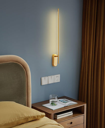 Stick Shaped Plug-In Sconce | Handcrafted Iron & Acrylic | Warm, Neutral, Cool Light Options