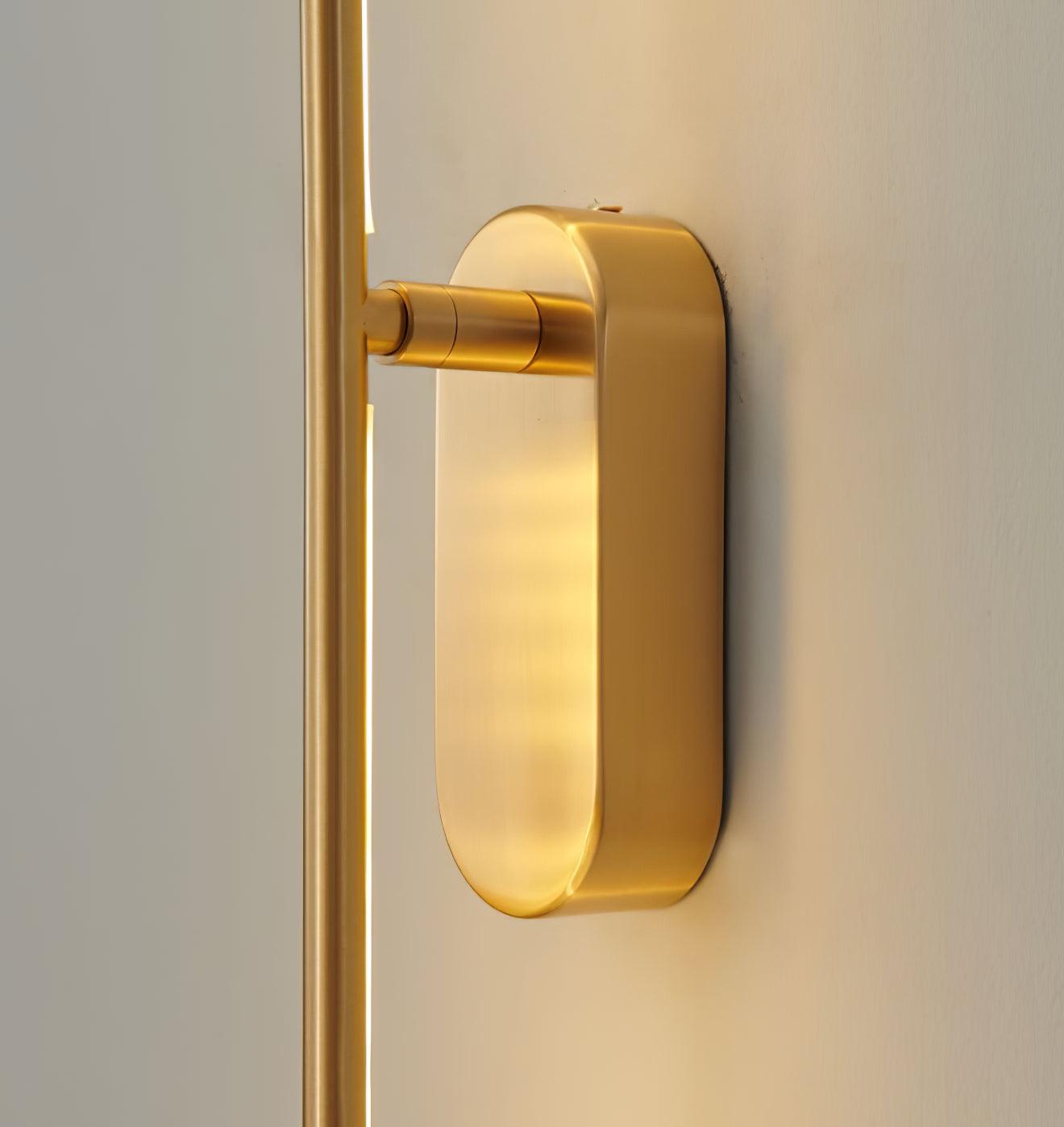 Stick Shaped Plug-In Sconce | Handcrafted Iron & Acrylic | Warm, Neutral, Cool Light Options
