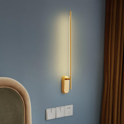 Stick Shaped Plug-In Sconce | Handcrafted Iron & Acrylic | Warm, Neutral, Cool Light Options