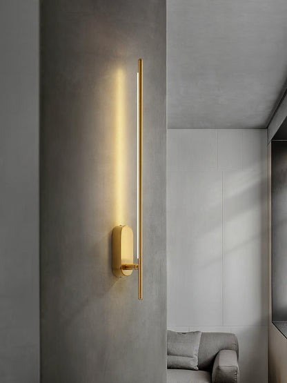 Stick Shaped Plug-In Sconce | Handcrafted Iron & Acrylic | Warm, Neutral, Cool Light Options