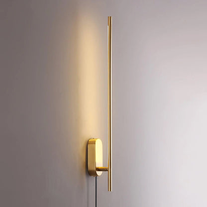 Stick Shaped Plug-In Sconce | Handcrafted Iron & Acrylic | Warm, Neutral, Cool Light Options