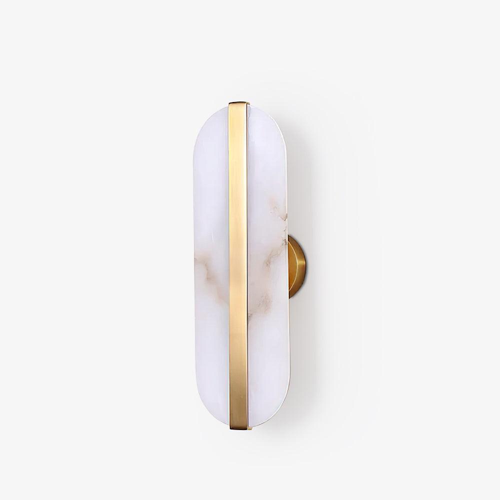 Alabaster LED Wall Sconce | Brass Finish | Set of 2