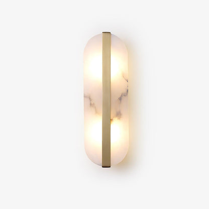 Alabaster LED Wall Sconce | Brass Finish | Set of 2