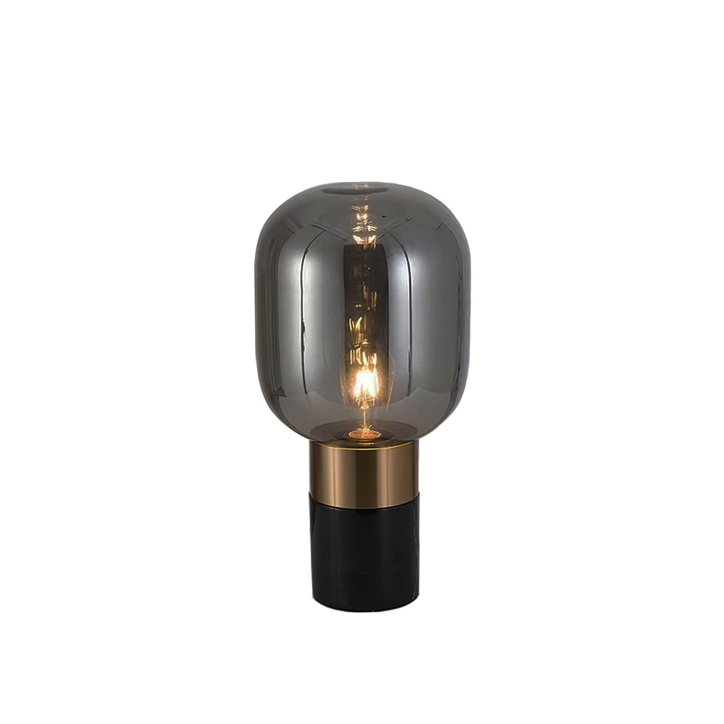 Storm Table Lamp | Glass & Marble | 23cm Diameter
