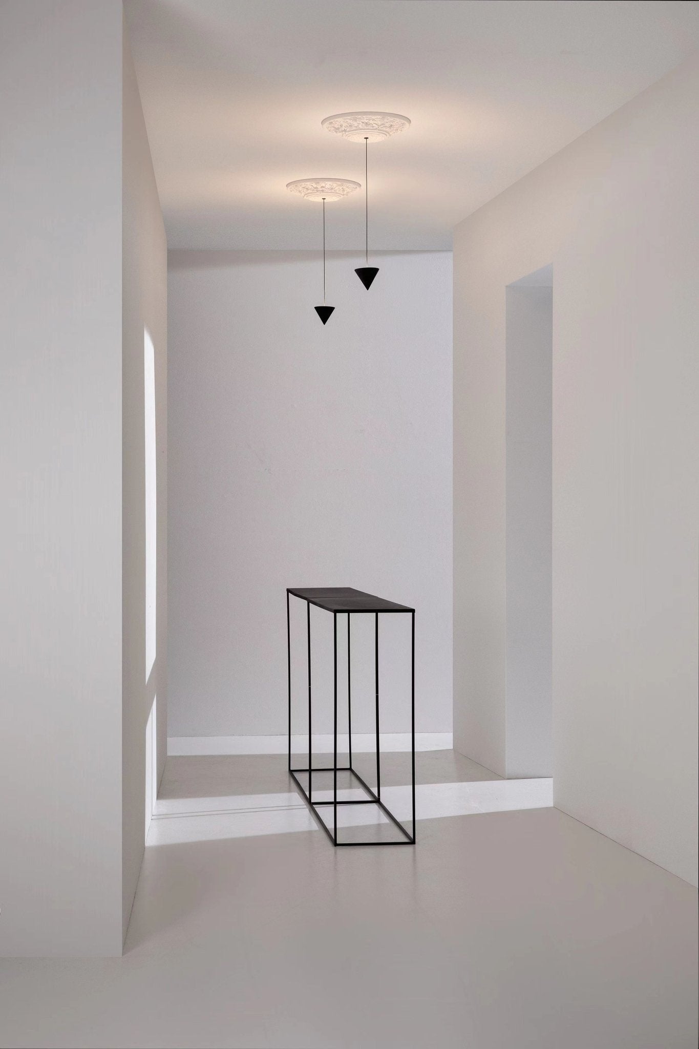 Stralunata Pendant Lamp | Minimalist Metal Design | Adjustable Height