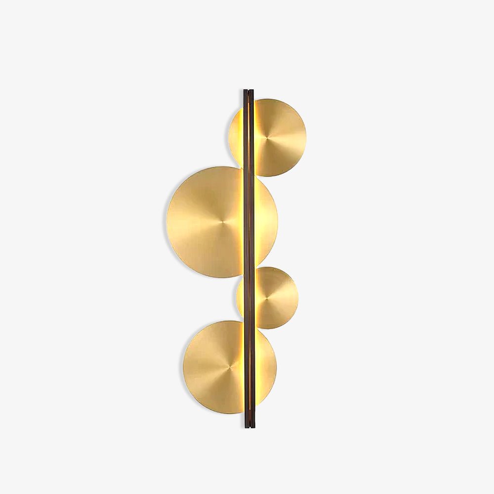 Strate Wall Lamp | Gold Stainless Steel | Set of 2