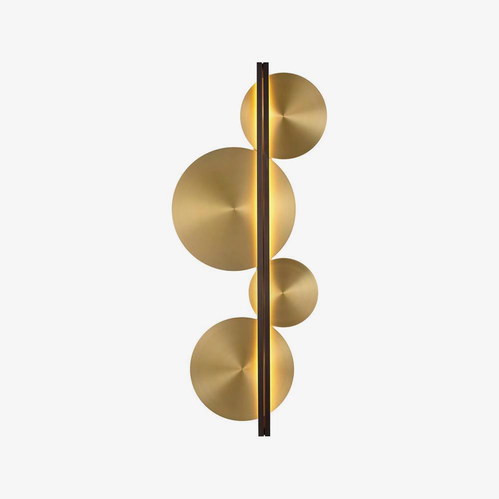 Strate Wall Lamp | Gold Stainless Steel | Set of 2