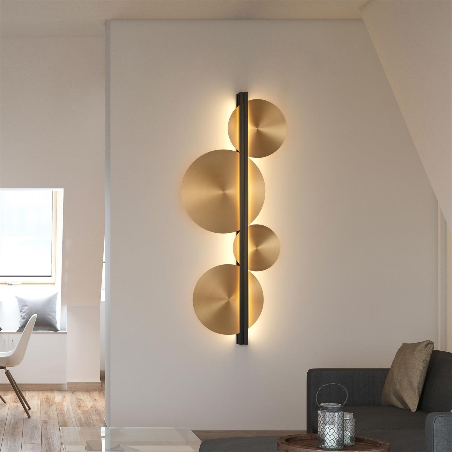 Strate Wall Lamp | Gold Stainless Steel | Set of 2