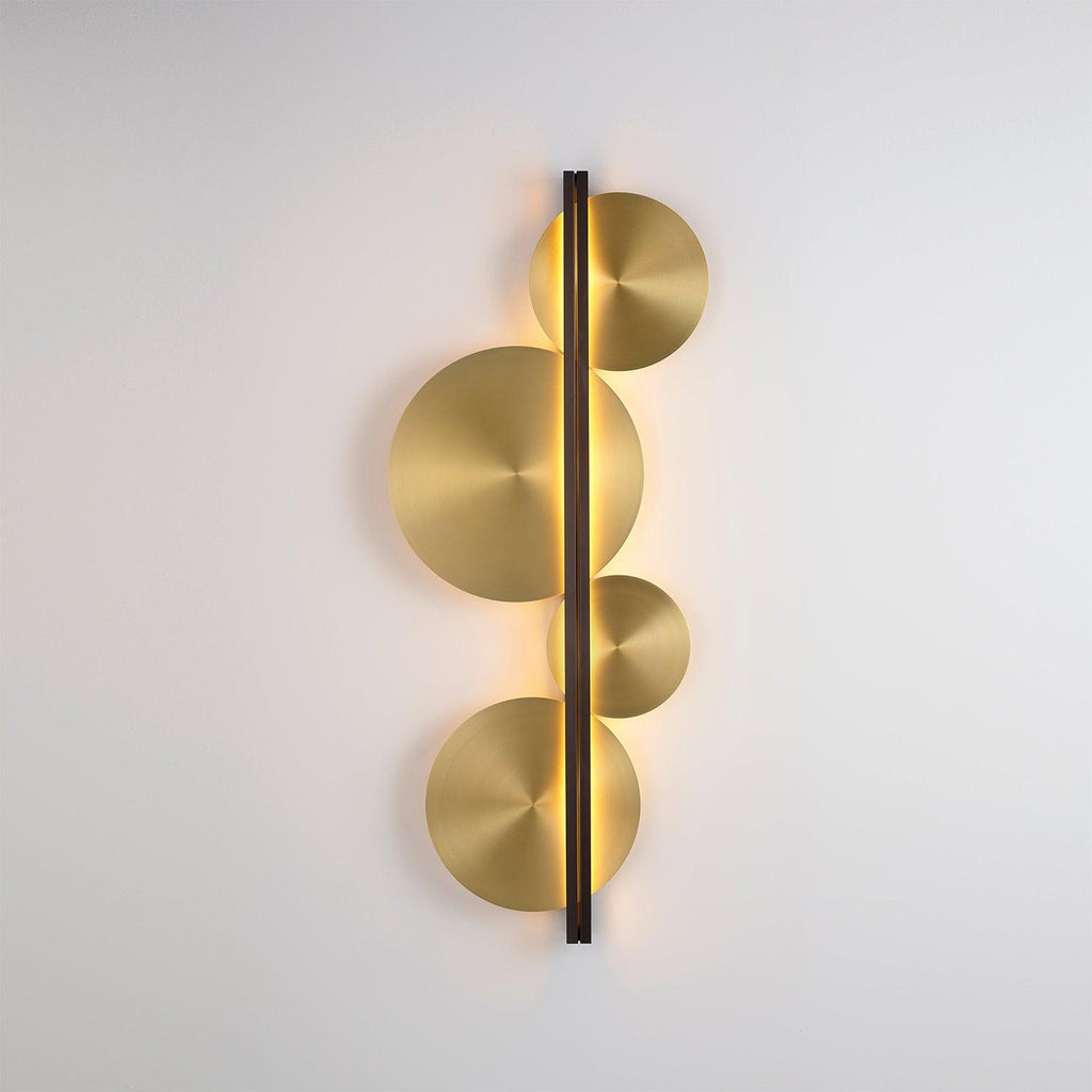 Strate Wall Lamp | Gold Stainless Steel | Set of 2
