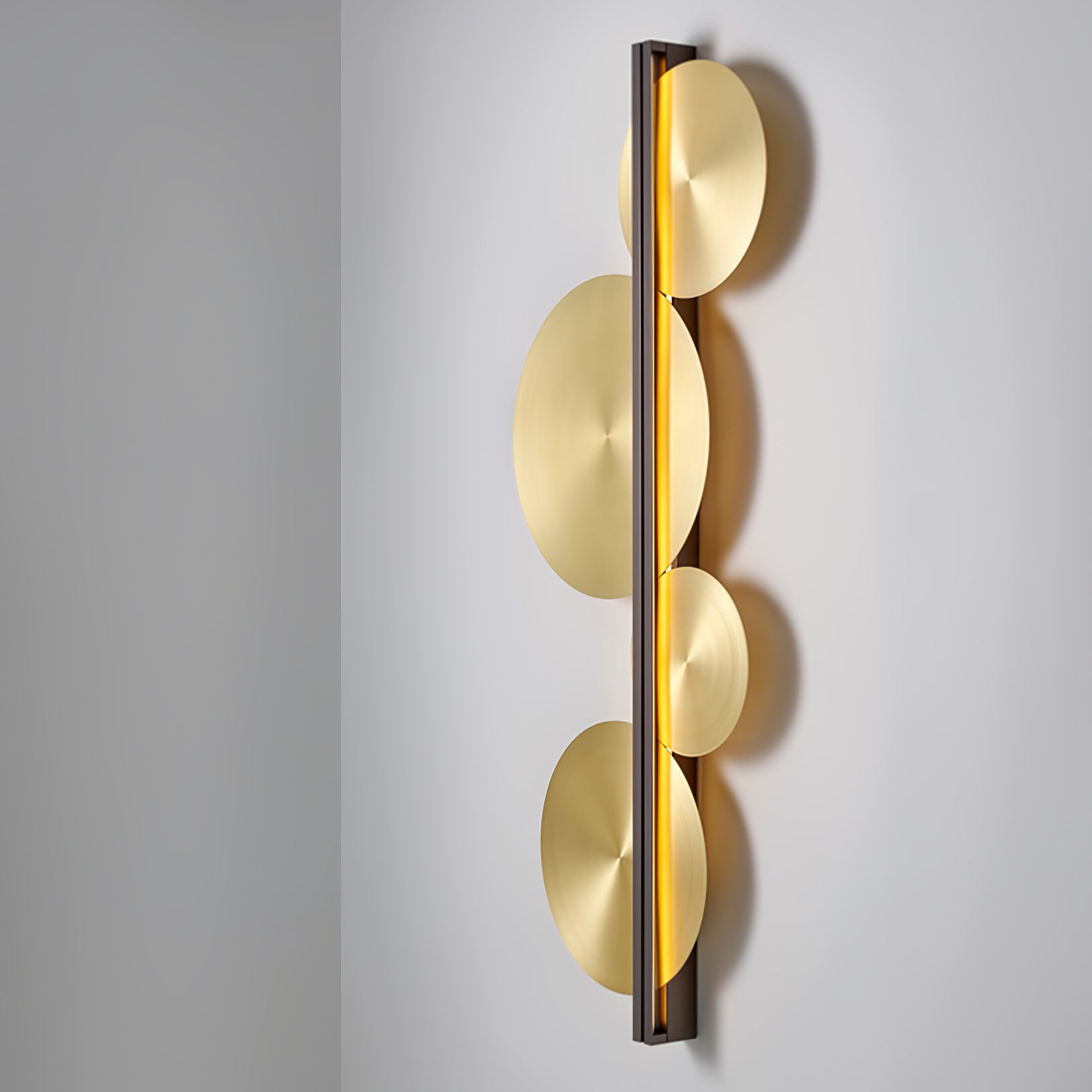 Strate Wall Lamp | Gold Stainless Steel | Set of 2