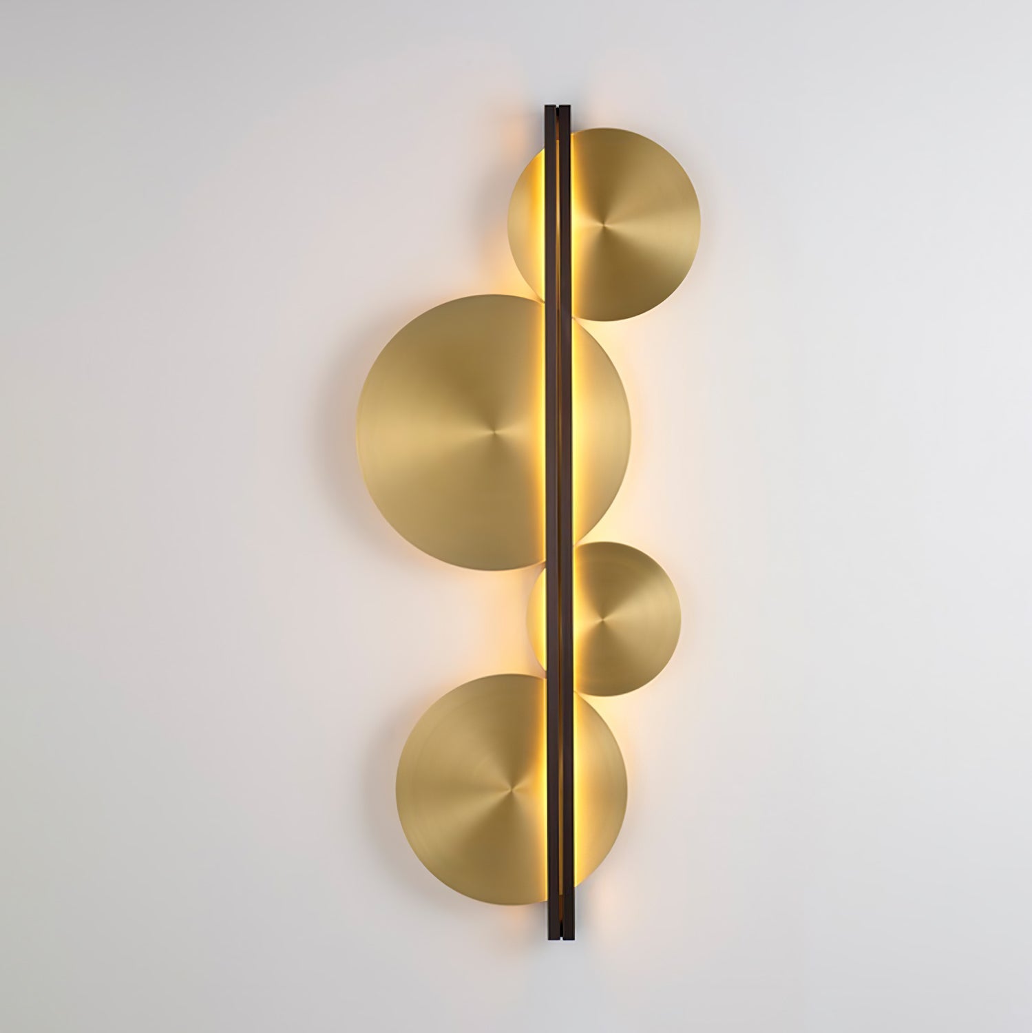 Strate Wall Lamp | Gold Stainless Steel | Set of 2