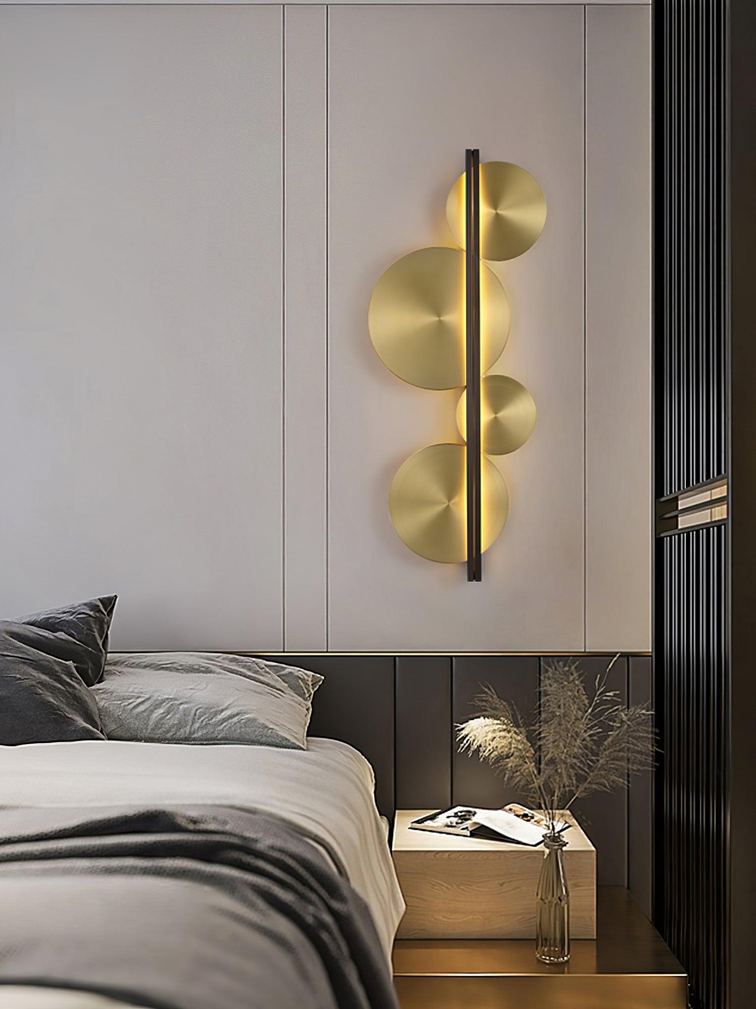 Strate Wall Lamp | Gold Stainless Steel | Set of 2