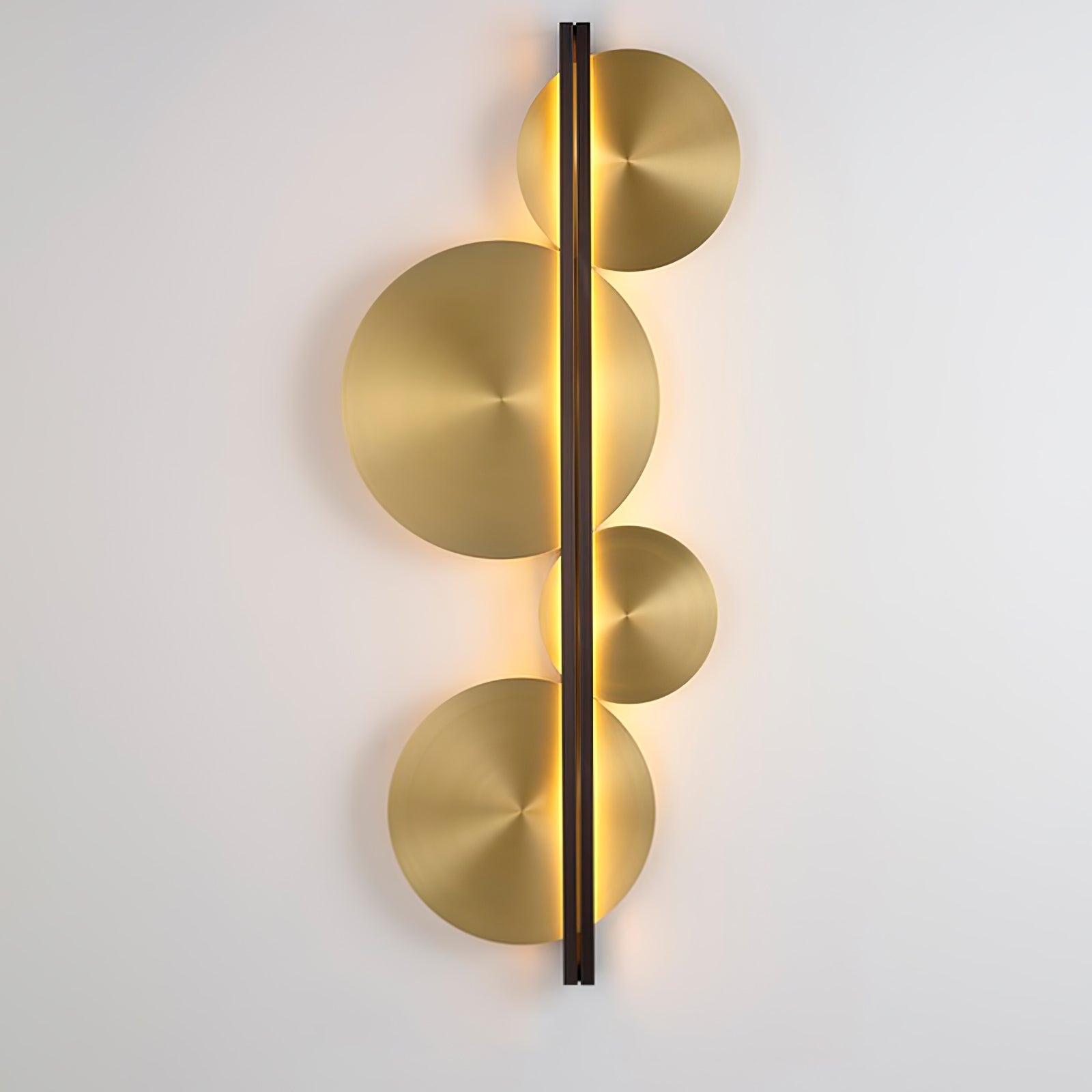 Strate Wall Lamp | Gold Stainless Steel | Set of 2