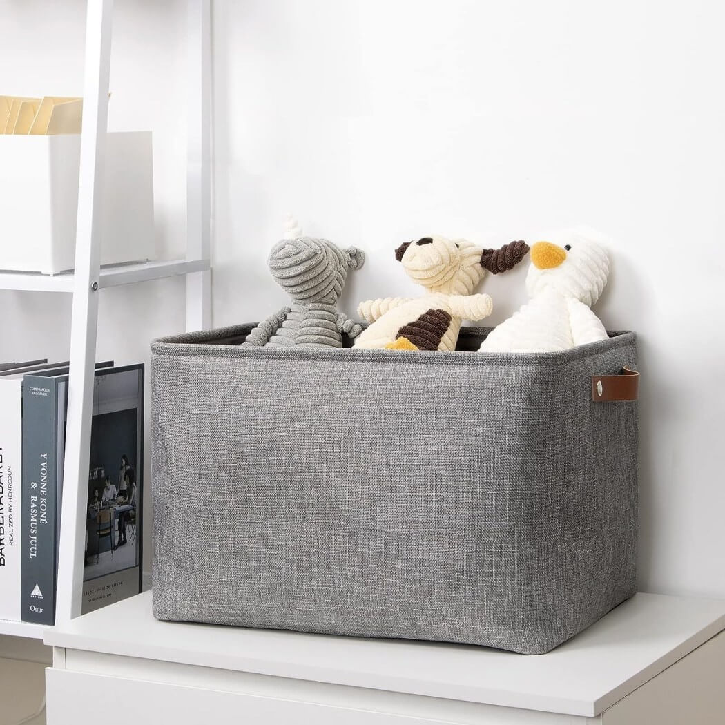 Storage Boxes | Canvas & EVA | Large 41.6L, 13"x15"x13"