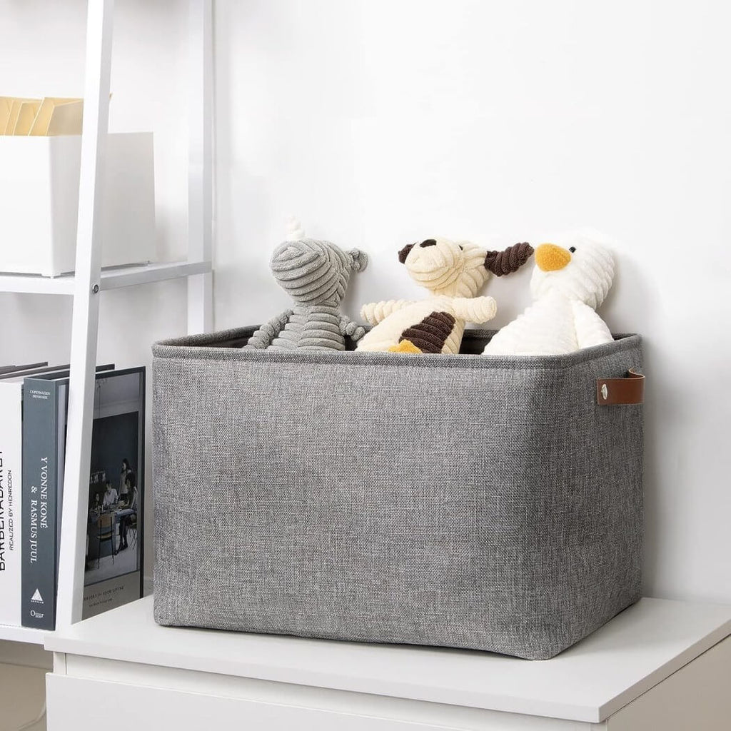 Storage Boxes | Canvas & EVA | Large 41.6L, 13"x15"x13"