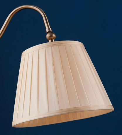 Suffolk Table Lamp | Antique Brass | Adjustable Cream Shade