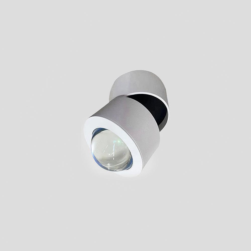 LED Spotlight | Adjustable Aluminum & Glass | White Finish