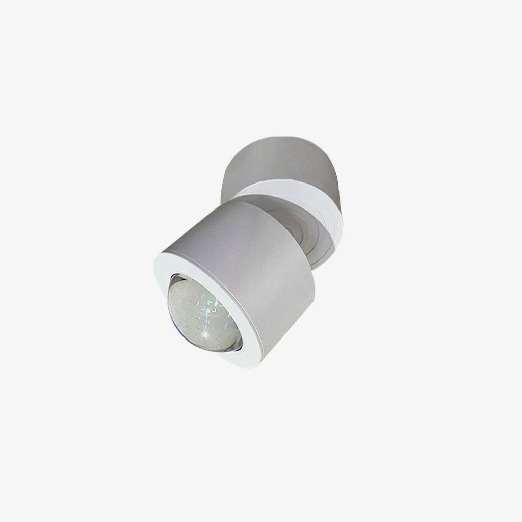 LED Spotlight | Adjustable Aluminum & Glass | White Finish