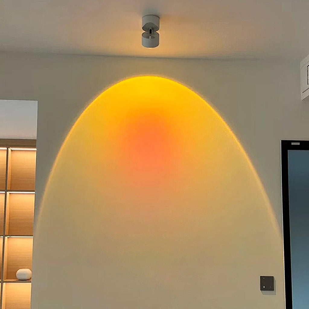LED Spotlight | Adjustable Aluminum & Glass | White Finish