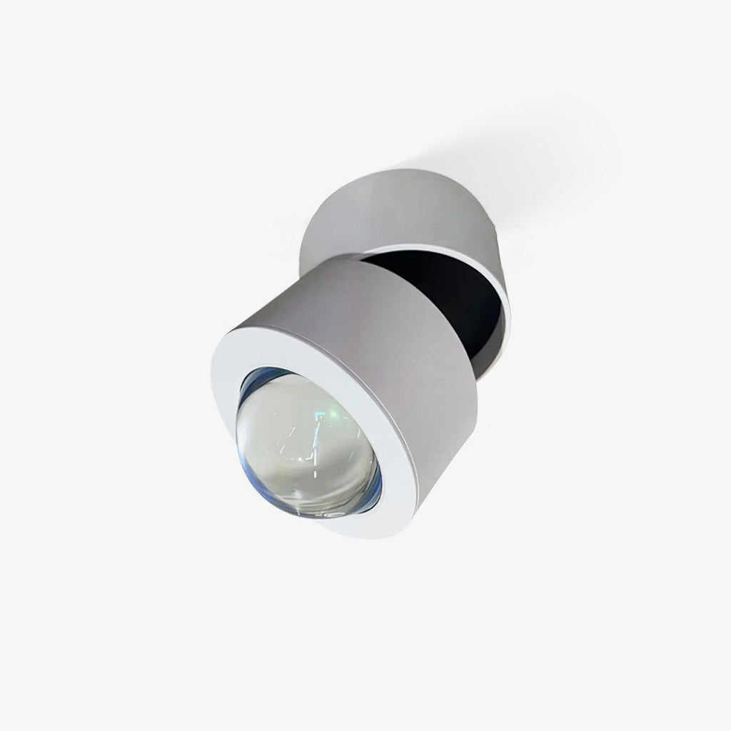 LED Spotlight | Adjustable Aluminum & Glass | White Finish