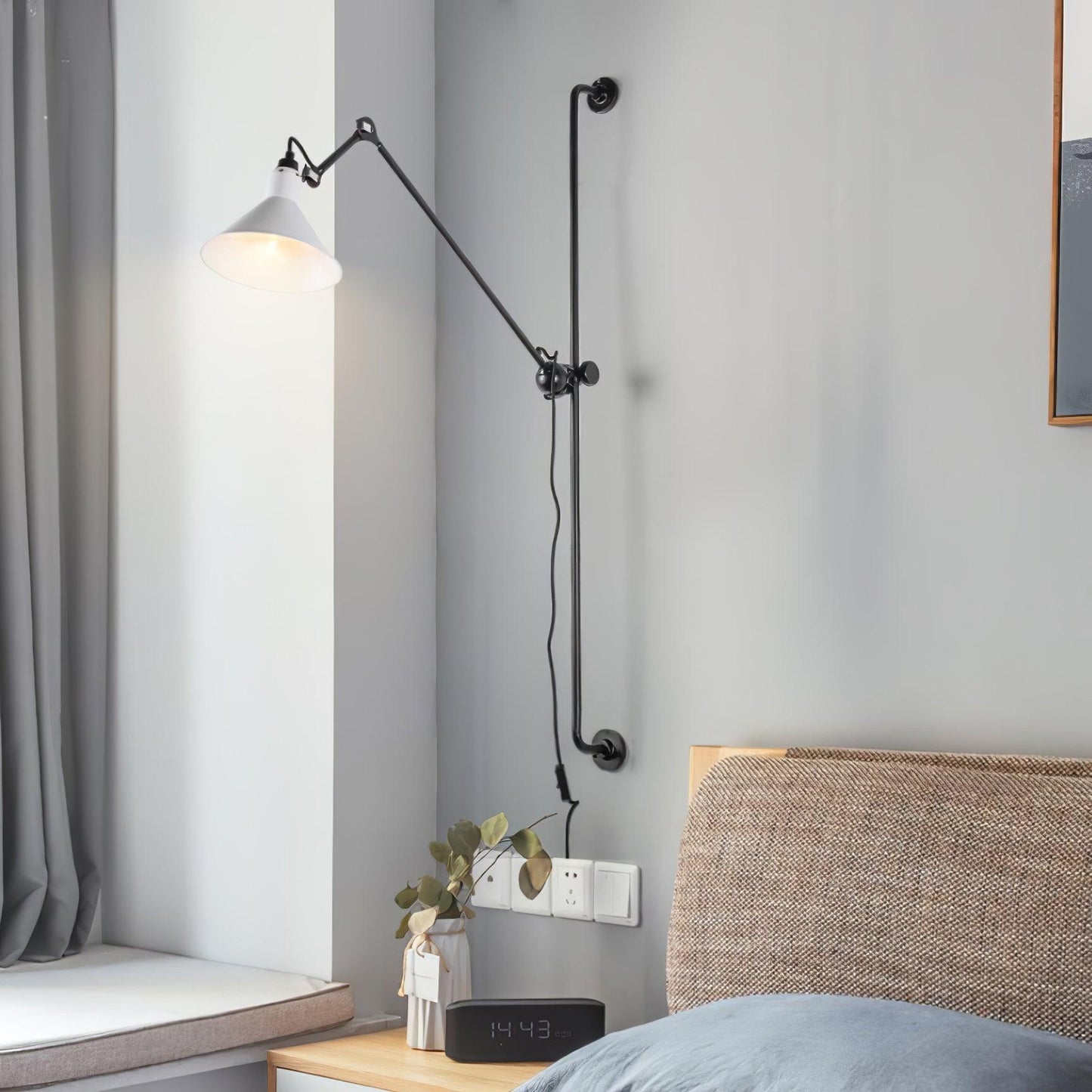 Rocker Wall Lamp | Metal Construction | Set of 2