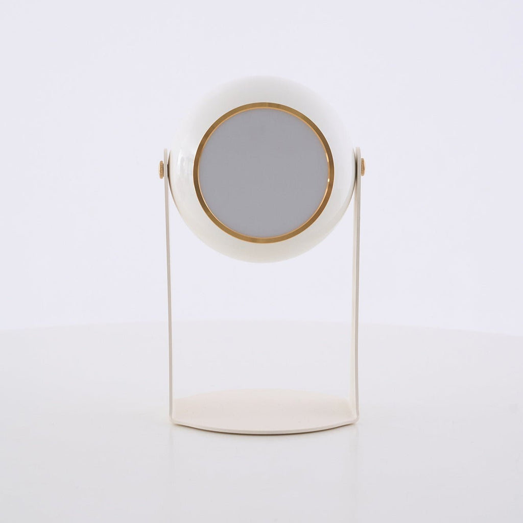 Svejk Table Lamp | Glossy Black and White | Touch Control