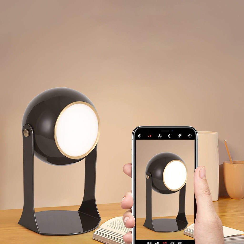 Svejk Table Lamp | Glossy Black and White | Touch Control