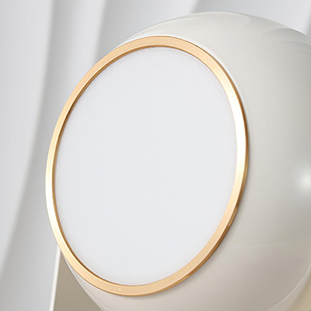 Svejk Table Lamp | Glossy Black and White | Touch Control