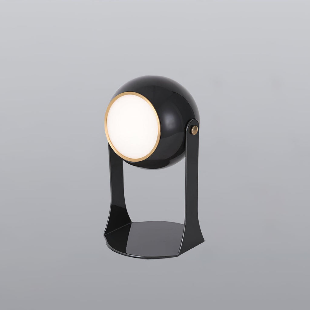 Svejk Table Lamp | Glossy Black and White | Touch Control