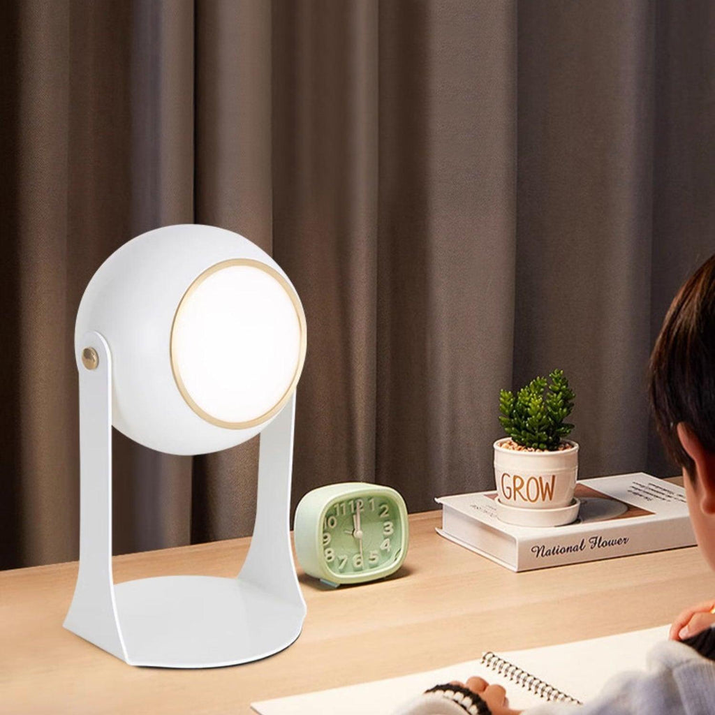 Svejk Table Lamp | Glossy Black and White | Touch Control