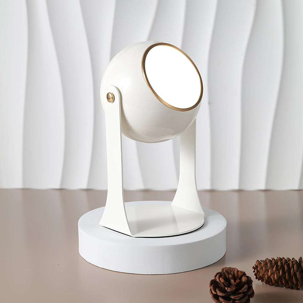 Svejk Table Lamp | Glossy Black and White | Touch Control
