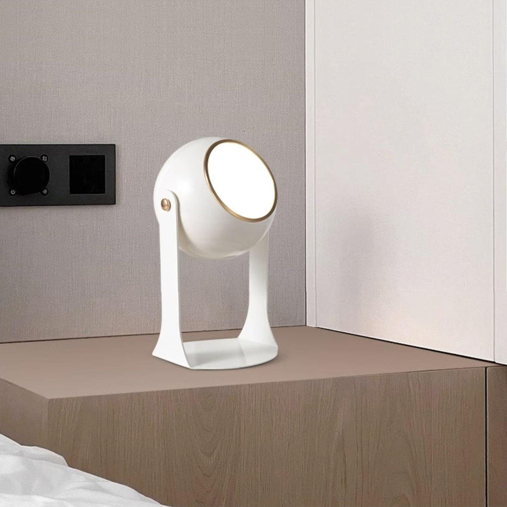 Svejk Table Lamp | Glossy Black and White | Touch Control