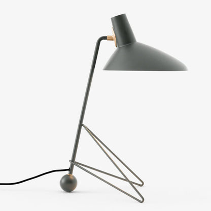 Svelte Noir Table Lamp | Matte Black Metal | 31cm Diameter