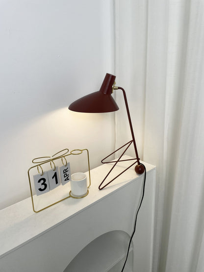 Svelte Noir Table Lamp | Matte Black Metal | 31cm Diameter