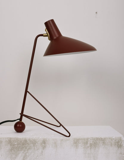 Svelte Noir Table Lamp | Matte Black Metal | 31cm Diameter