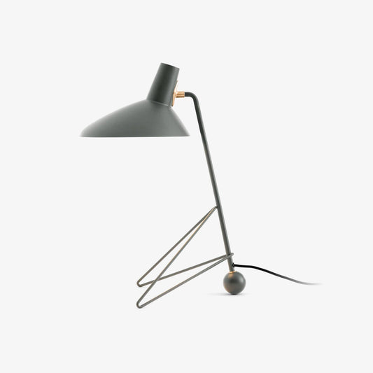 Svelte Noir Table Lamp | Matte Black Metal | 31cm Diameter
