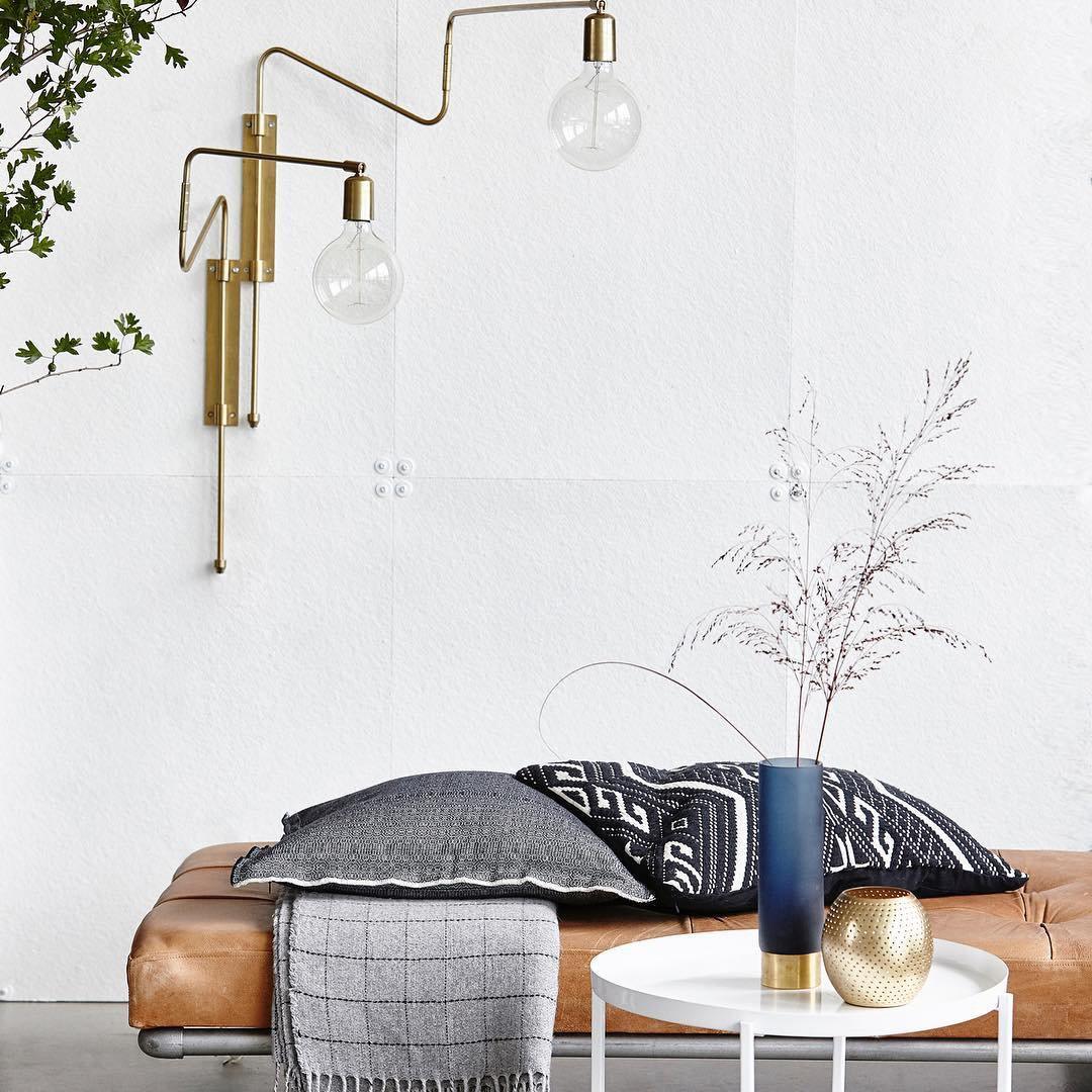 Swing Wall Lamp | Adjustable Brass & Metal | Set of 2