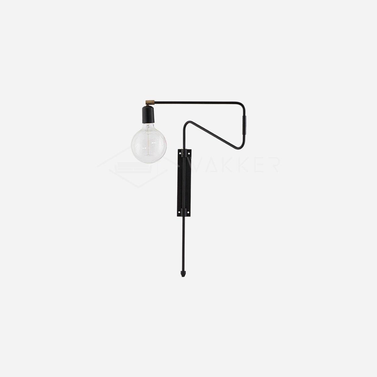 Swing Wall Lamp | Adjustable Brass & Metal | Set of 2