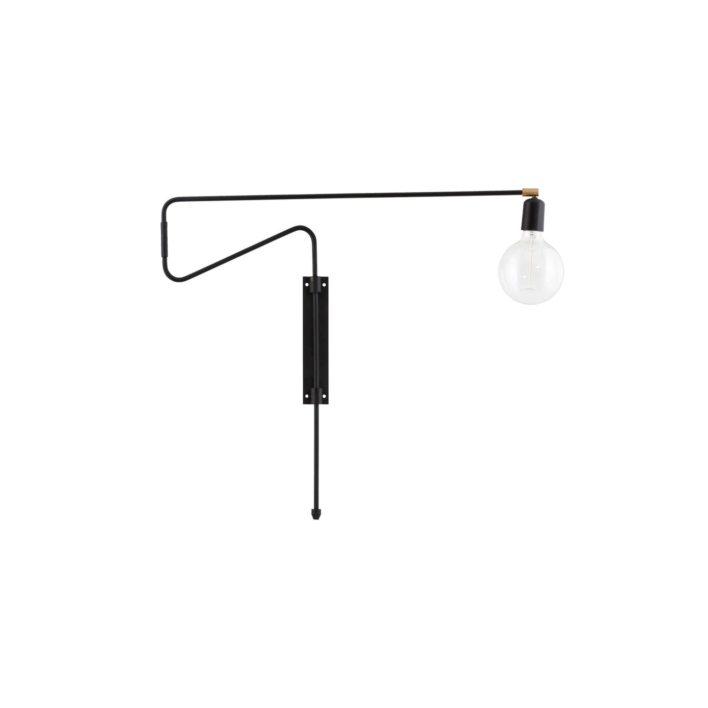 Swing Wall Lamp | Adjustable Brass & Metal | Set of 2
