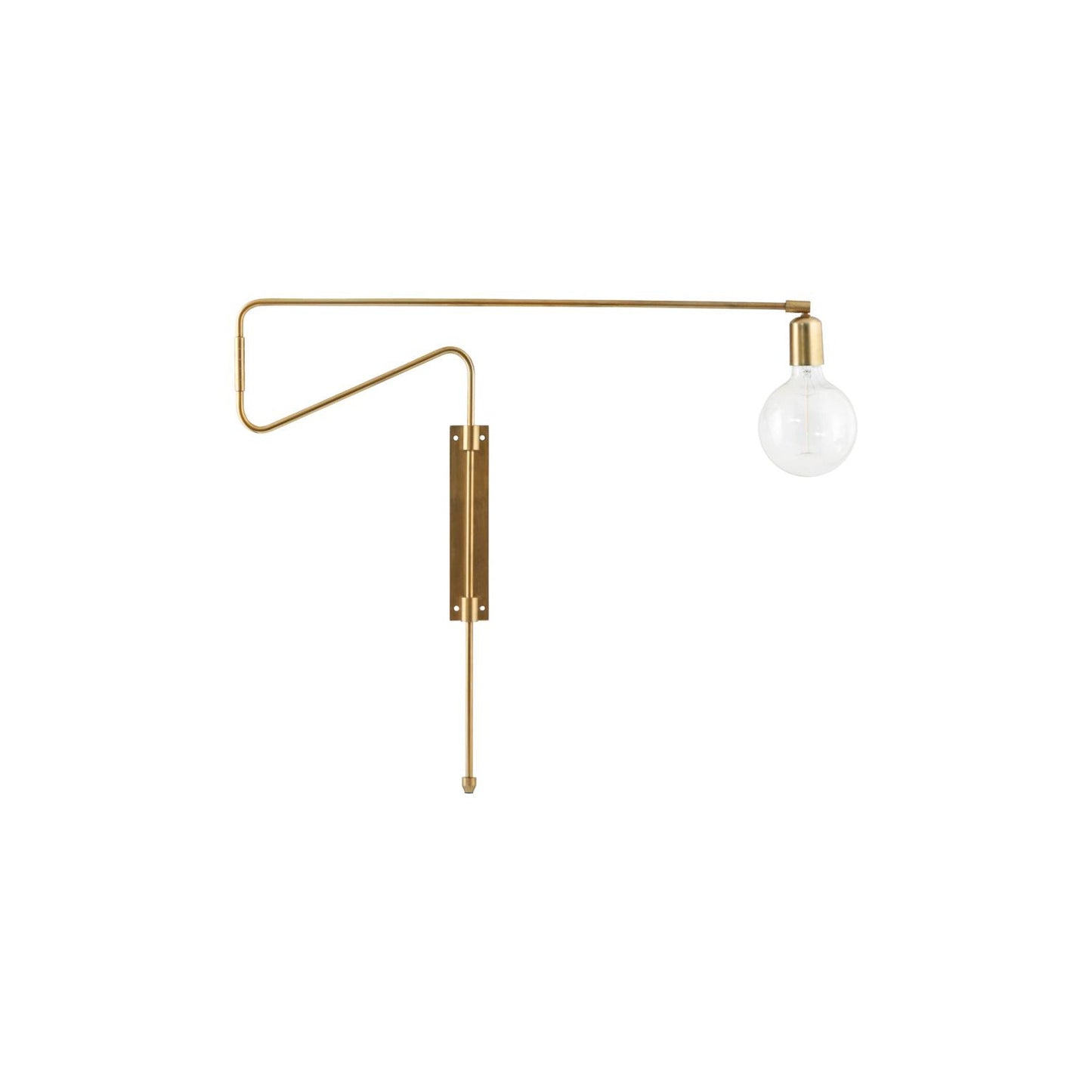 Swing Wall Lamp | Adjustable Brass & Metal | Set of 2