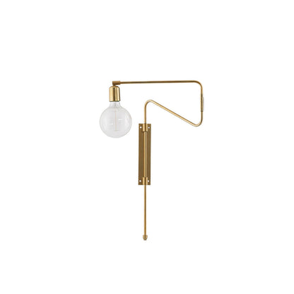 Swing Wall Lamp | Adjustable Brass & Metal | Set of 2