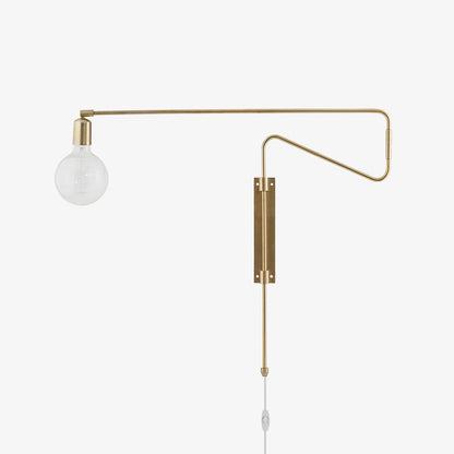 Swing Wall Lamp | Adjustable Brass & Metal | Set of 2