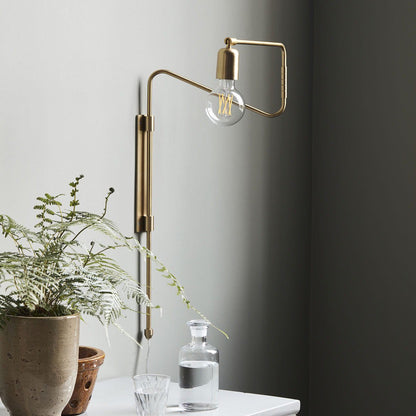 Swing Wall Lamp | Adjustable Brass & Metal | Set of 2