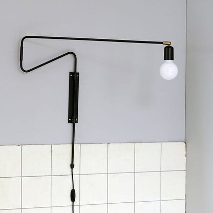 Swing Wall Lamp | Adjustable Brass & Metal | Set of 2