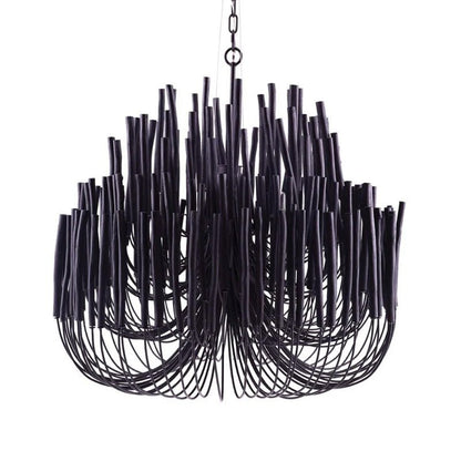 Swinton Chandelier | White Wood & Metal | Multiple Head Options