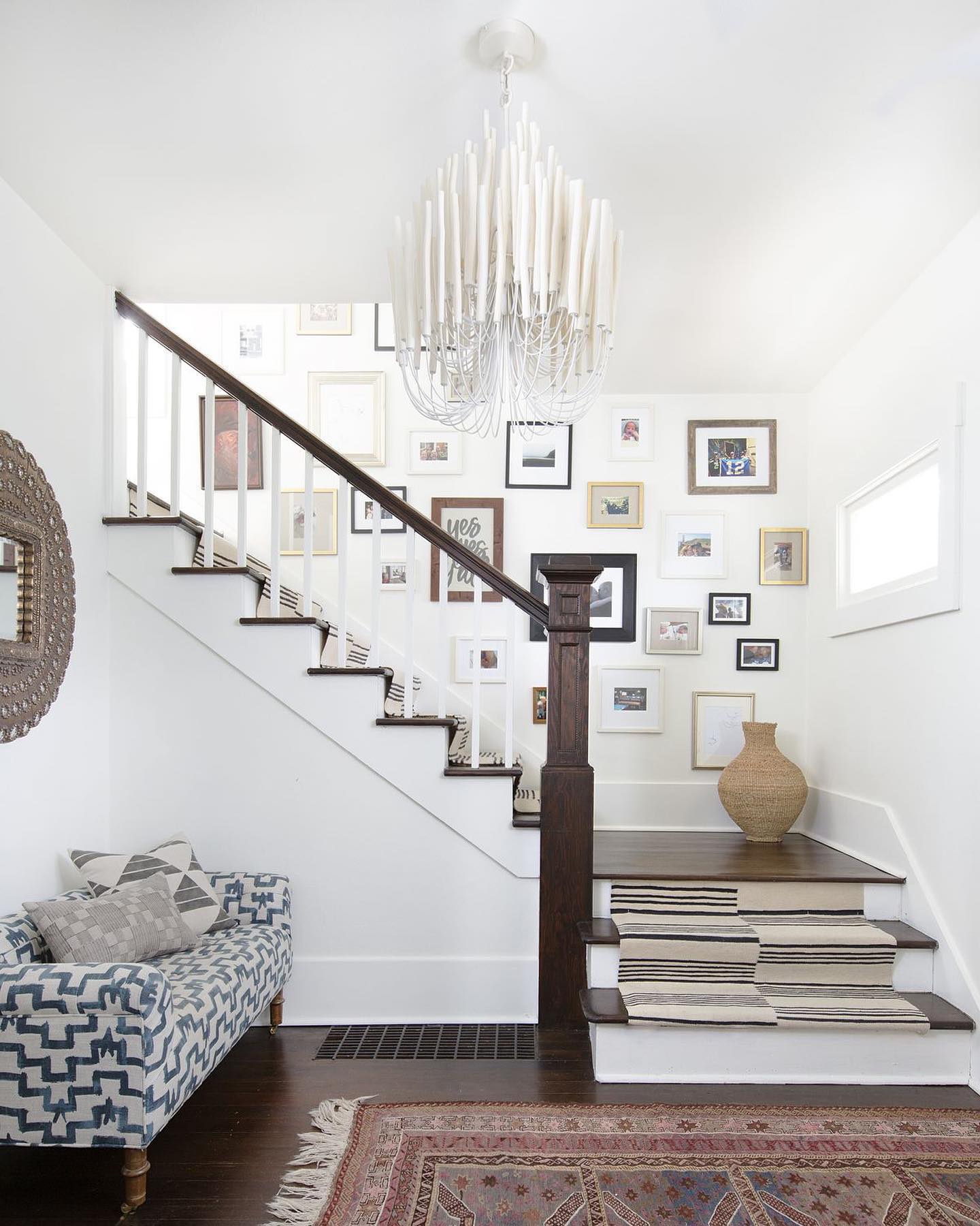 Swinton Chandelier | White Wood & Metal | Multiple Head Options